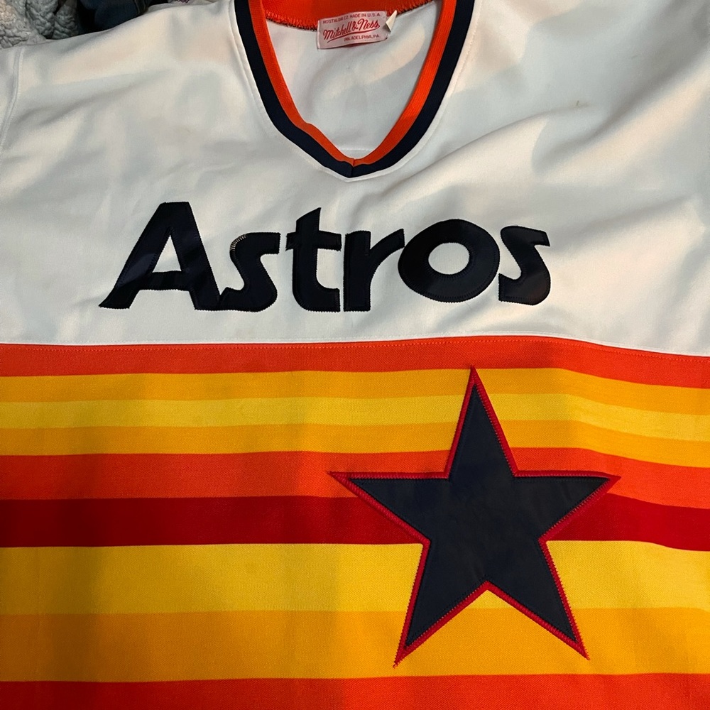 Mitchell and Ness Nolan Ryan Astros jersey